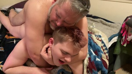 Putting Two Loads In My Boy And Feeding Him His Own
