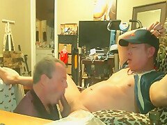 Smokin And Suckin On My Fucking Uncut Dick !!!